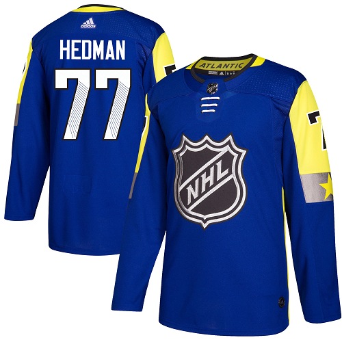 Adidas Lightning #77 Victor Hedman Royal 2018 All-Star Atlantic Division Authentic Stitched NHL Jersey